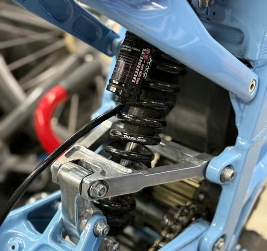 Surron Lbx chrome linkage and triangle kit